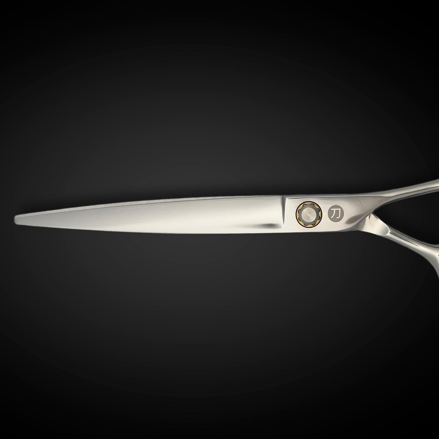 7 Inch Professional Hair Cutting Scissors - Convex Blade - Japanese 440C Stainless Steel - For Wet or Dry Cutting - Saki Shears Musashi For Hairdressers and Barbers (7 Inches) Regular 7 Inches
