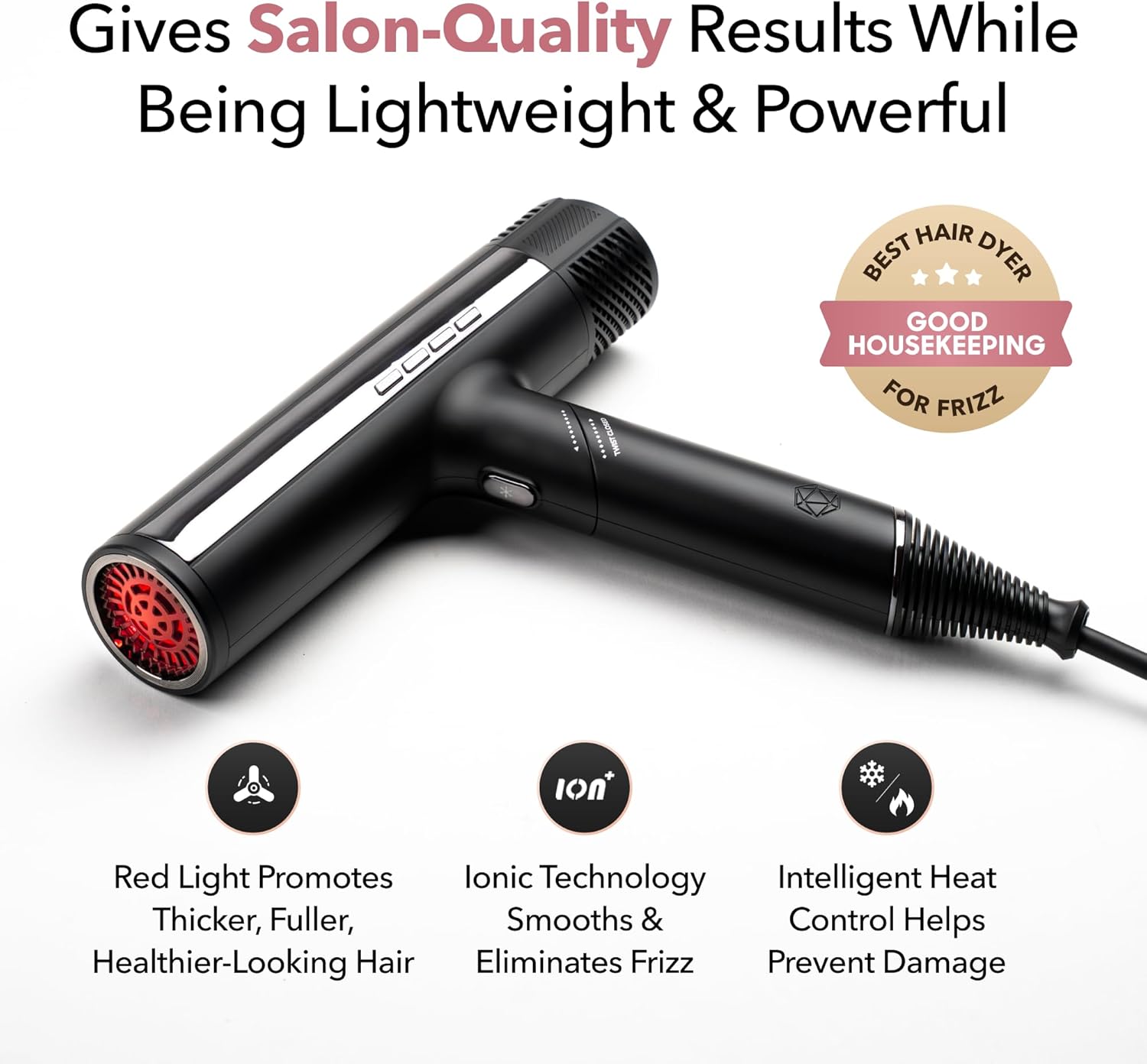 SRILabs DryQ “Smart” Hair Dryer - Super Lightweight